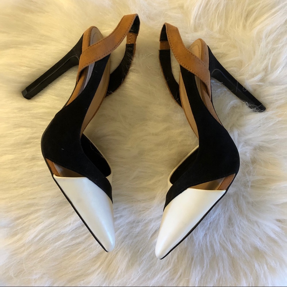 Zara Black & White Heels